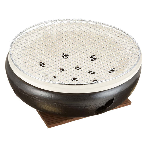 Asahisunred 30cm Ceramic Charcoal Konro Grill-Kiichin - The #1 Place for Japanese Goods in Your Hand!