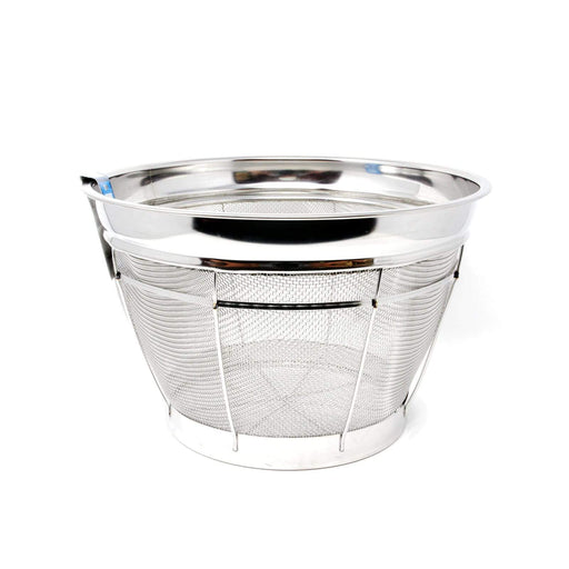 Benkei Japan Stainless Steel Rice Colander - 27.5Cm Heavy Duty Drainer-Kiichin - The #1 Place for Japanese Goods in Your Hand!