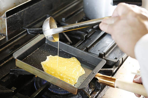 Ebm Copper Tamagoyaki Kansai Type 15cm (Fluorine Resin)-Kiichin - The #1 Place for Japanese Goods in Your Hand!