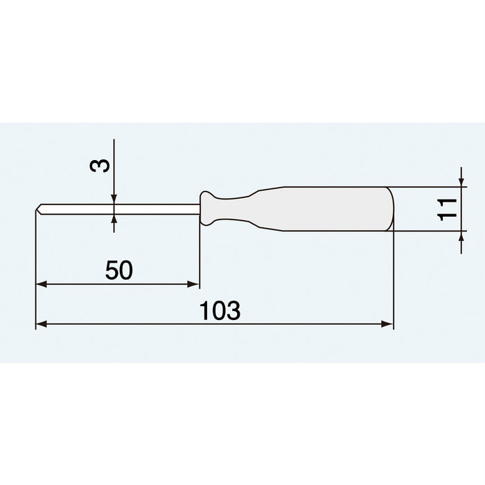 Engineer Driver 2.6x0.35 50mm DS-12-Kiichin - The #1 Place for Japanese Goods in Your Hand!
