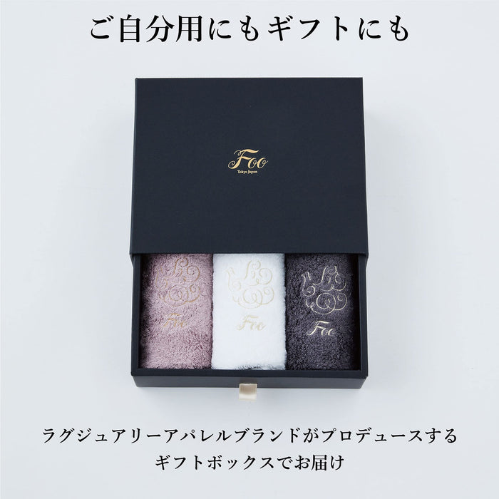 Luxury Organic Cotton Face Towel Set - 2 Pack (Charcoal Gray/Imabari)-Kiichin - The #1 Place for Japanese Goods in Your Hand!