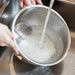 Fujii Japan Stainless Steel Rice Washing Bowl with 3-Way Strainer - 23.5cm-Kiichin - The #1 Place for Japanese Goods in Your Hand!