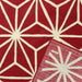 Hama Pattern Japanese Hemp Leaf Red Cloth - 90Cm Size-Kiichin - The #1 Place for Japanese Goods in Your Hand!