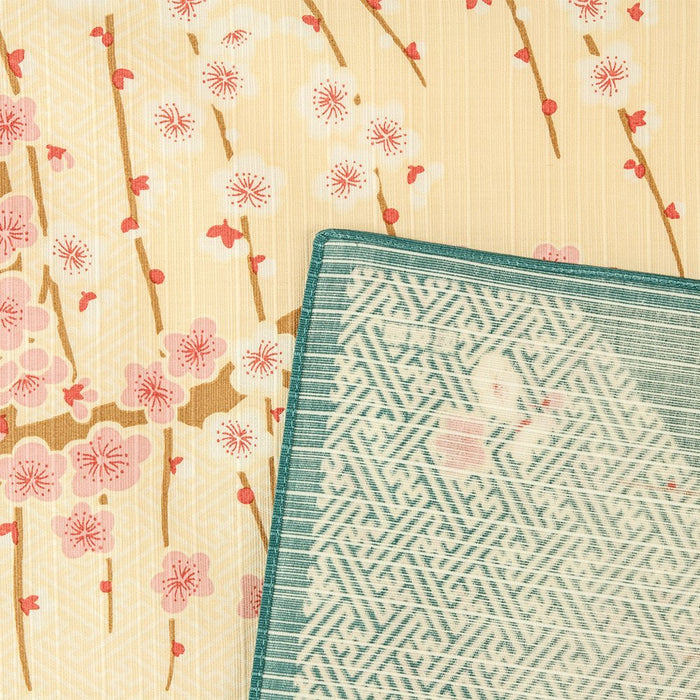 50Cm Saaya-Shaped Weeping Plum Eme Blue Furoshiki from Japan-Kiichin - The #1 Place for Japanese Goods in Your Hand!