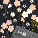 Hama Pattern Furoshiki 50Cm - Black Japan Cherry Blossoms-Kiichin - The #1 Place for Japanese Goods in Your Hand!