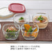 Hario 110ml Heat Resistant Glass Storage Red Container Japan Made Oven/Microwave/Dishwasher Safe 4 Pack-Kiichin - The #1 Place for Japanese Goods in Your Hand!