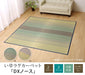 Ikehiko Corp Blue Igusa Rug Carpet 2 Tatami Square | 120cm x 120cm-Kiichin - The #1 Place for Japanese Goods in Your Hand!