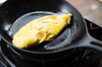 Iwachu Japan Omelet Pan 24Cm Black 24601 IH Compatible-Kiichin - The #1 Place for Japanese Goods in Your Hand!