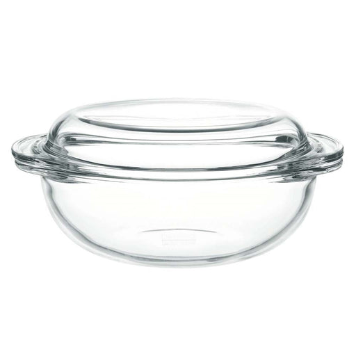 Iwaki Glass Casserole Dish - Heat Resistant and Durable-Kiichin - The #1 Place for Japanese Goods in Your Hand!