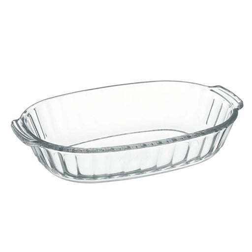 Iwaki Heat Resistant Glass Gratin Dish - Durable and Versatile Cooking Essential-Kiichin - The #1 Place for Japanese Goods in Your Hand!