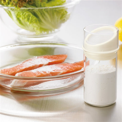 Iwaki Glass Powder Bottle - Heat Resistant and Durable-Kiichin - The #1 Place for Japanese Goods in Your Hand!