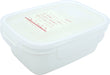 Iwasaki Industry Japan-Made Microwave-Safe Food Storage Container - White 660ml-Kiichin - The #1 Place for Japanese Goods in Your Hand!