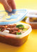 Iwasaki Industry Japan Antibacterial Microwave Storage Container - Smart Flap Square 610Ml (3Pcs)-Kiichin - The #1 Place for Japanese Goods in Your Hand!