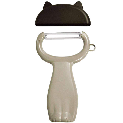 Kai Nyammy Cat Peeler w/Hat-Shaped Cover - Made in Japan DH2720-Kiichin - The #1 Place for Japanese Goods in Your Hand!