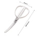 Kai Corp DH2051 Kitchen Scissors w/ Curved Case White-Kiichin - The #1 Place for Japanese Goods in Your Hand!