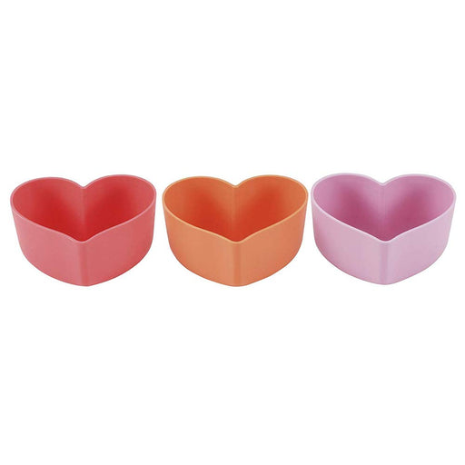 Kai DL-6355 Silicone Heart Cups 3pcs Easy BreakApart-Kiichin - The #1 Place for Japanese Goods in Your Hand!