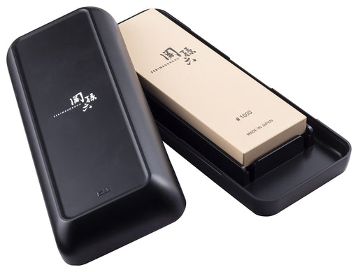 Kai Corporation Seki Magoroku #1000 Whetstone Knife Sharpener w/Case Made in Japan-Kiichin - The #1 Place for Japanese Goods in Your Hand!