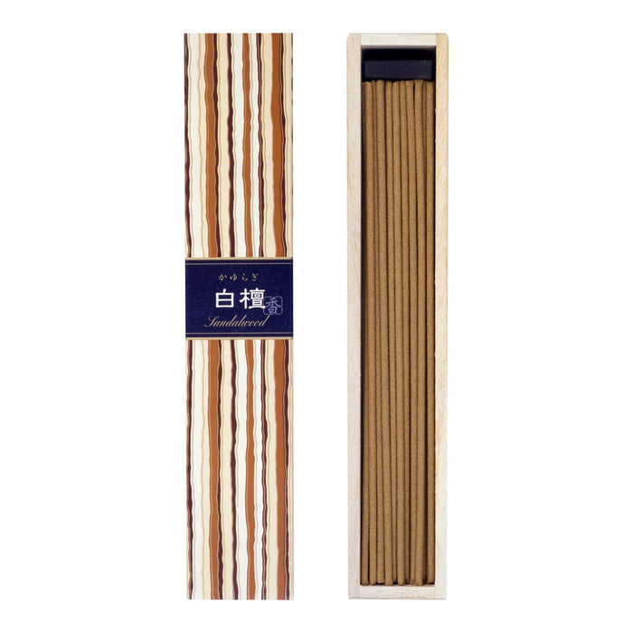 Nippon Kodo 40Pc Kayuragi Sandalwood Incense + 2Pc Holder-Kiichin - The #1 Place for Japanese Goods in Your Hand!