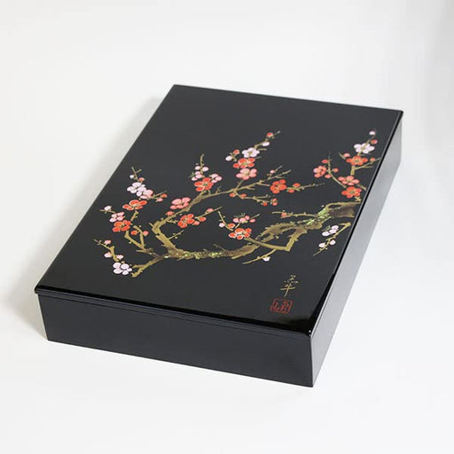 Kobayashi Lacquerware A4 Wooden Letter Box - Wedding, Family Celebration, Housewarming Gift-Kiichin - The #1 Place for Japanese Goods in Your Hand!