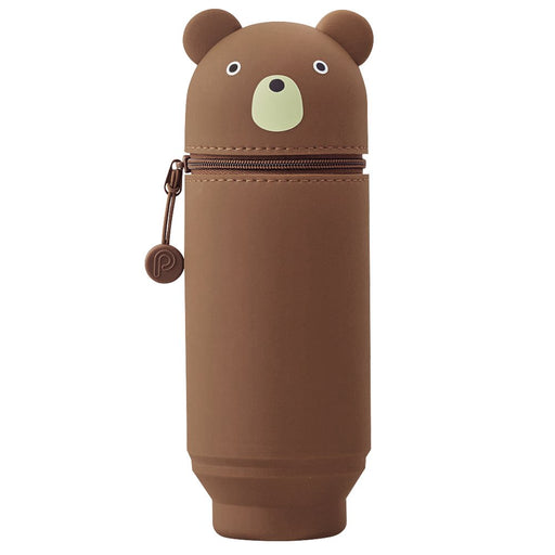 Lihit Lab A7714-1 Big Punilab Bear Stand Pen Case - High-Quality Japanese Priority-Kiichin - The #1 Place for Japanese Goods in Your Hand!