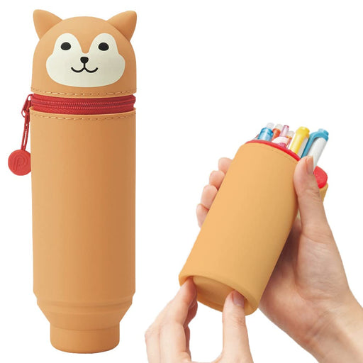Lihit Lab Shibainu A7712-2 Stand Pen Case | Made In Japan-Kiichin - The #1 Place for Japanese Goods in Your Hand!