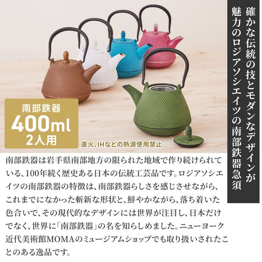 Nanbu Tekki Teapot 0.4L Brown Japan Tea Pot with Strainer-Kiichin - The #1 Place for Japanese Goods in Your Hand!