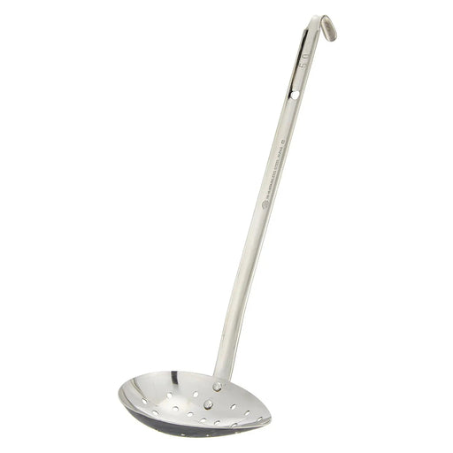 Marutama Stainless Steel Side-Scoop Ladle with Holes - 30ml-Kiichin - The #1 Place for Japanese Goods in Your Hand!