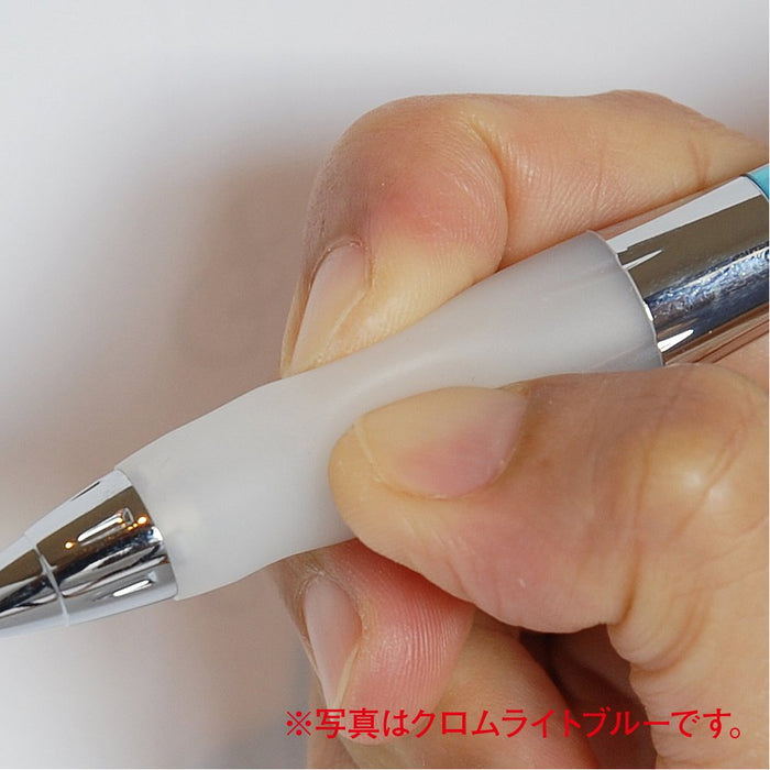 Mitsubishi Pencil Uni Alpha Gel 0.5 Chrome Light Blue Mechanical Pen-Kiichin - The #1 Place for Japanese Goods in Your Hand!