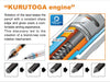 Mitsubishi Pencil Kurtoga Knurled 0.5 Silver Mechanical Pencil - Made In Japan-Kiichin - The #1 Place for Japanese Goods in Your Hand!