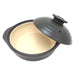 Miyawo Thermatech Ceramic Induction Donabe Casserole 10-Go - Beige Premium Ceramic Induction Cookware-Kiichin - The #1 Place for Japanese Goods in Your Hand!