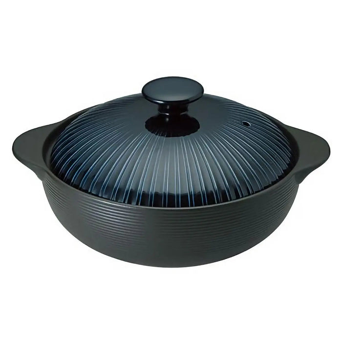 Miyawo Thermatech Ceramic Induction Donabe Casserole - Blue 8-Go-Kiichin - The #1 Place for Japanese Goods in Your Hand!