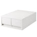 Mujirushi Ryohin Drawer Case - White Gray, 2Pcs, W26xD37xH12cm-Kiichin - The #1 Place for Japanese Goods in Your Hand!