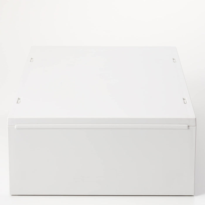 Mujirushi Ryohin Drawer Case - White Gray, 2Pcs, W26xD37xH12cm-Kiichin - The #1 Place for Japanese Goods in Your Hand!