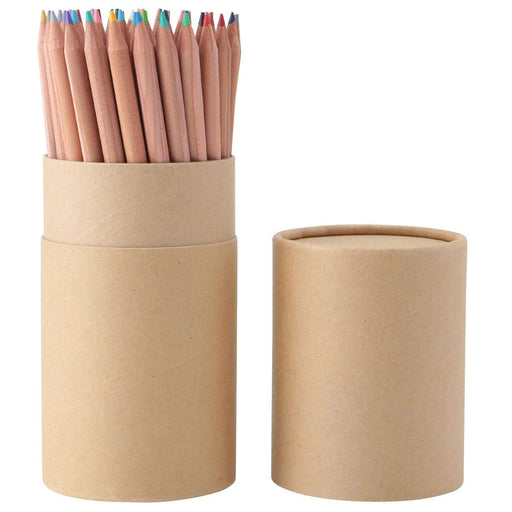 Mujirushi Ryohin 60-Color Colored Pencils in Paper Tube Case-Kiichin - The #1 Place for Japanese Goods in Your Hand!