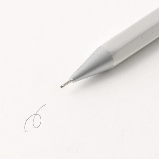 Mujirushi Ryohin 18616015 Silver Aluminum Hex Mechanical Pencil 0.5mm - Japan-Kiichin - The #1 Place for Japanese Goods in Your Hand!