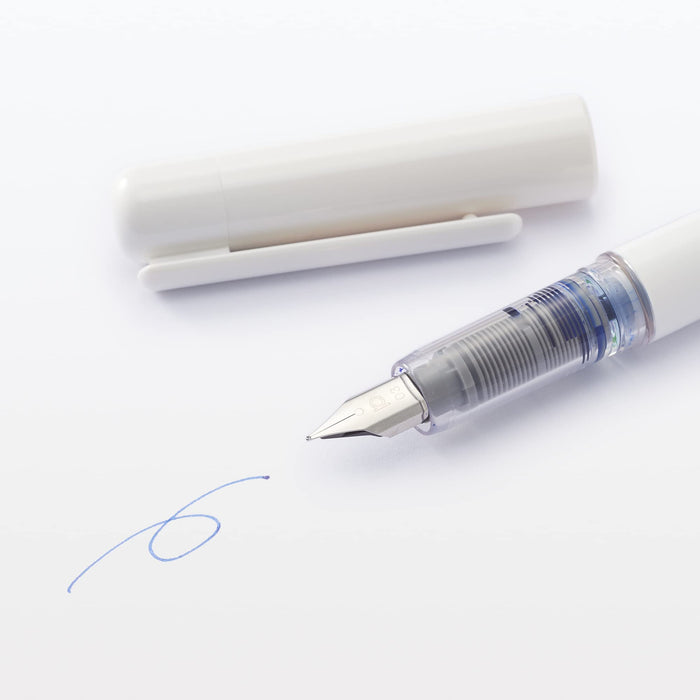 Mujirushi Ryohin Fountain Pen Cartridge - Blue Black (4 pcs) - Japan Φ7.5mm 58x-Kiichin - The #1 Place for Japanese Goods in Your Hand!
