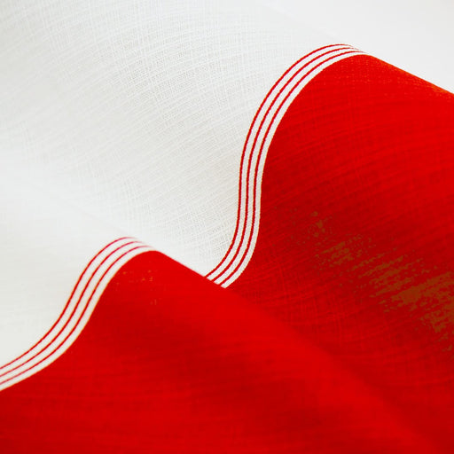 Musubi Furoshiki 50 Hare Red Japanese Wrapping Cloth 50Cm Cotton-Kiichin - The #1 Place for Japanese Goods in Your Hand!