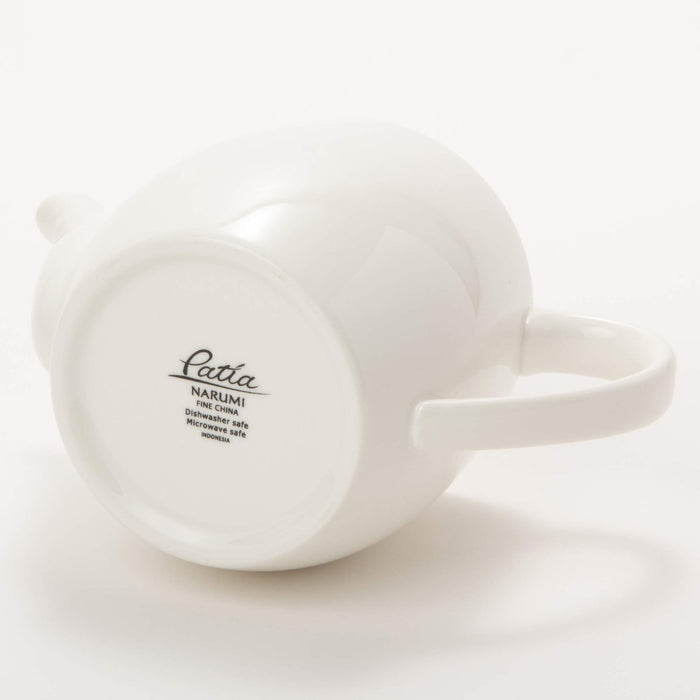 Narumi Japan Tea Pot Patia White 530Cc 1 Person - Premium Quality Tea Pot-Kiichin - The #1 Place for Japanese Goods in Your Hand!