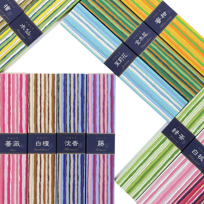 Nippon Kodo Kayuragi Sandalwood Incense Cones - 12Pcs Japan + Stand-Kiichin - The #1 Place for Japanese Goods in Your Hand!