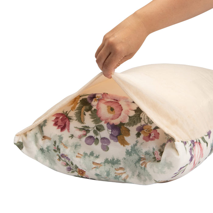 Nishikawa Cotton Pillowcase - Washable, 63X43Cm, Rose Chateau, Japan, PJ01351695-Kiichin - The #1 Place for Japanese Goods in Your Hand!