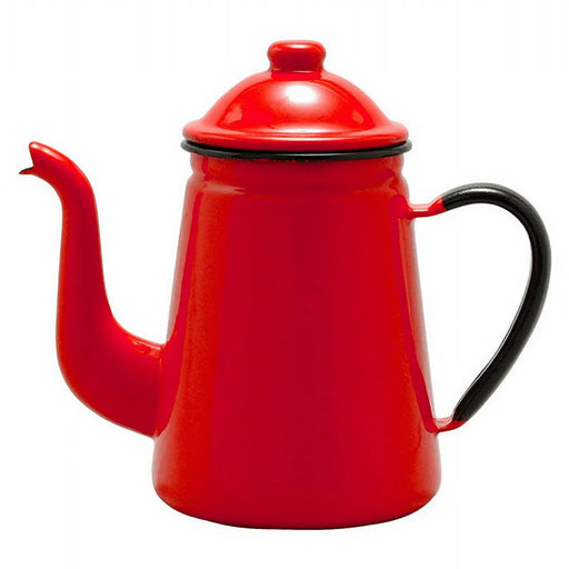 Red Enamel Coffee Pot #11 by Noda Horo - Premium Quality for Coffee Lovers-Kiichin - The #1 Place for Japanese Goods in Your Hand!