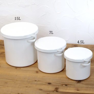 Noda Horo 18Cm Round Rice Bin Storage Container - 3.5Kg Capacity-Kiichin - The #1 Place for Japanese Goods in Your Hand!