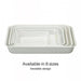 Noda Horo White Series Enamel No.10 Nestable Baking Tray for Meal Prep-Kiichin - The #1 Place for Japanese Goods in Your Hand!