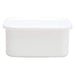 Noda Horo White Series Enamel XL Food Containers with Lid - Spacious and Stylish Storage Solution-Kiichin - The #1 Place for Japanese Goods in Your Hand!