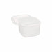 Noda Horo White Enamel Square Food Containers - Medium Size-Kiichin - The #1 Place for Japanese Goods in Your Hand!
