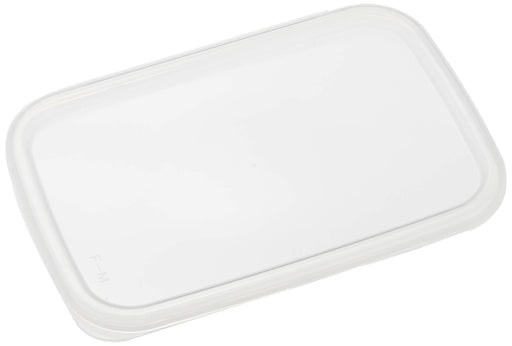 Noda Horo White Series Rectangle Deep M Sff-M Seal Lid - Made In Japan-Kiichin - The #1 Place for Japanese Goods in Your Hand!