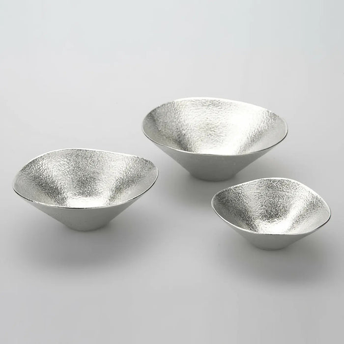 Nousaku Tinware Small Bowl - Exquisite Kuzushi Yugami for Delightful Dining-Kiichin - The #1 Place for Japanese Goods in Your Hand!