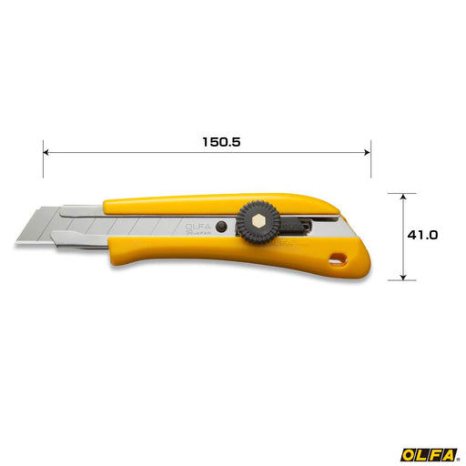 Olfa 164B Banana Type L Screw Lock Large Cutter-Kiichin - The #1 Place for Japanese Goods in Your Hand!