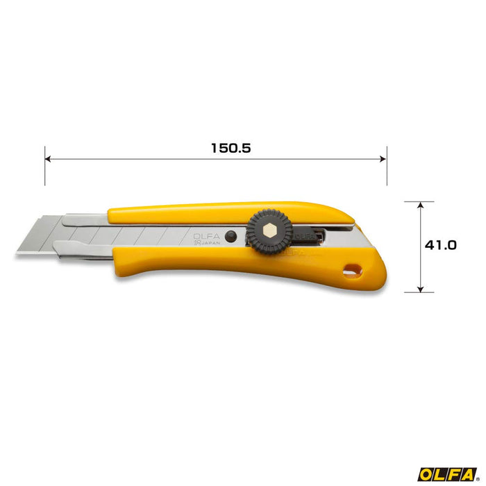 Olfa 164B Banana Type L Screw Lock Large Cutter-Kiichin - The #1 Place for Japanese Goods in Your Hand!