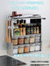 Otake Sangyo Japan Spice Rack - 10 Pot Stainless Steel Seasoning Organizer-Kiichin - The #1 Place for Japanese Goods in Your Hand!